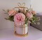 Fake Artificial Flowers in Vase Faux Peony Silk Hydrangea Flower Centerpieces Décor for Wedding Table Decoration